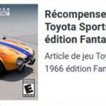 Démarrer FH6 avec une voiture de légende.