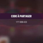 Récupérer facilement un code de partage (réglage).