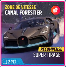 FH5 – Zone de vitesse – Canal forestier