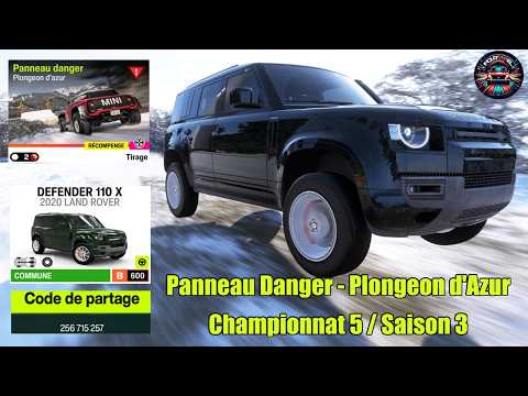 FH6 – Panneau Danger – Plongeon d’Azur – C5S3